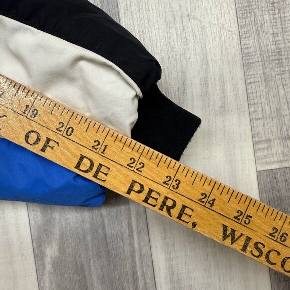 ✅ Womens L VTG Polaris Snowmobile Jacket Union Made USA Pink/Blue/Black Quilted - Picture 7 of 11